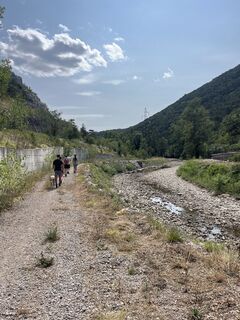Foto von Tuti Dugovics entlang der Tour