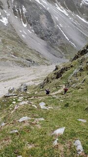Zdjęcie z Andreas Schlosser wzdłuż trasy