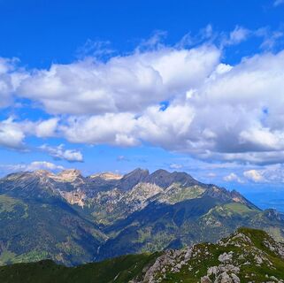 Panorama am Latemar