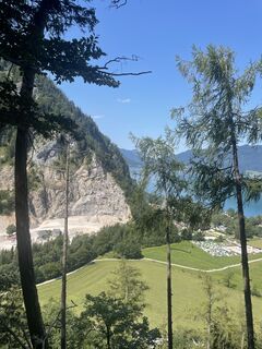 Photo de Lisa Sternowsky le long du parcours