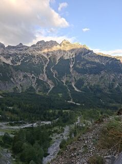 Foto von Johannes entlang der Tour