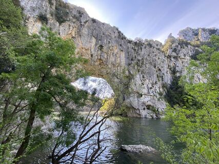 Zdjęcie z Mario Spalinger wzdłuż trasy