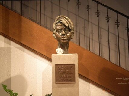 Büste Sophie Scholl, Rathaus Forchtenberg