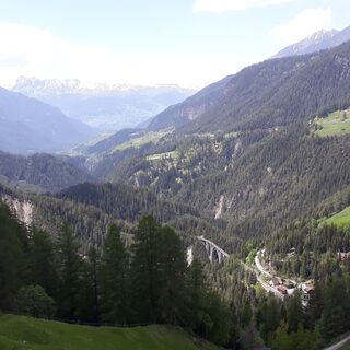 Blick zum Wiesnerviadukt