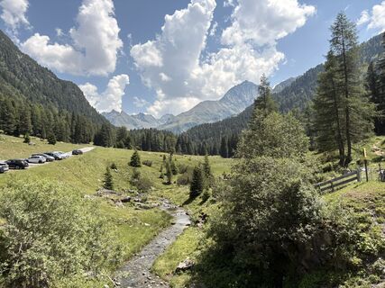 Photo de Helmut Schuchter le long du parcours