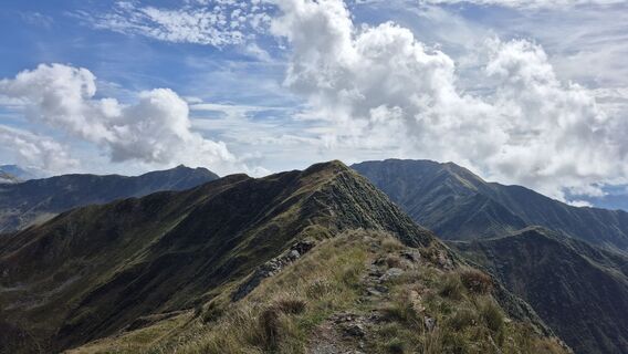 Foto de Fabrizio Plesnizer a lo largo del recorrido