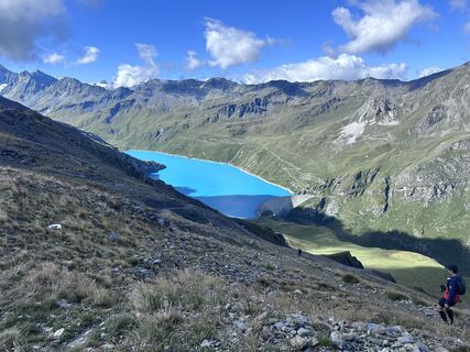 Photo de Yves Ecuyer le long du parcours