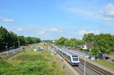 Bahnhof und Gleisanlage in Salzgitter-Ringelheim