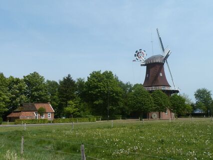Mühle mit Müllerhaus in Upgant-Schott
