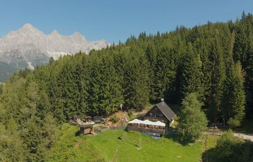 Die Ochsenalm im Sommer.