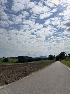 Foto von Heinz Sperl entlang der Tour