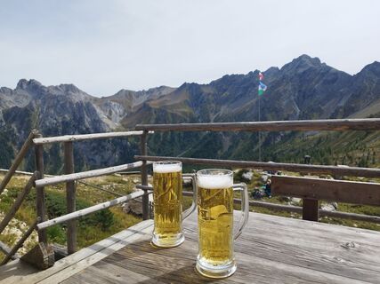 Foto von Anne-Lise Garnier entlang der Tour