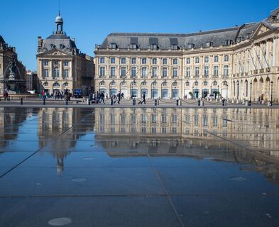 Place de la Bourse à Bordeaux