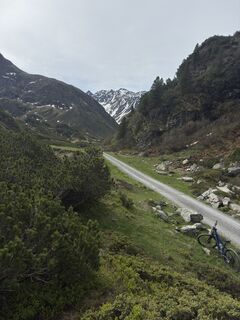 Photo de Andreas Müller le long du parcours