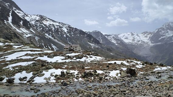 Zdjęcie z Andreas Schlosser wzdłuż trasy