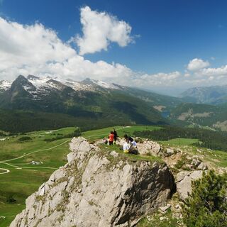 Ausblick vom Monte Castellazzo Richtung Westen