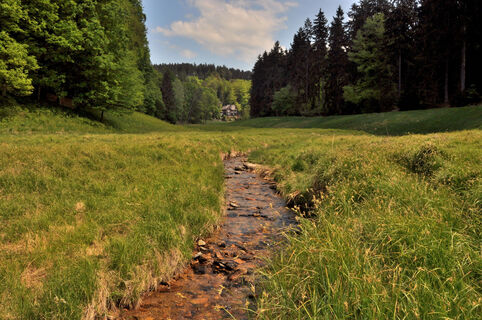 Haseltal mit Forsthaus Haselruhe
