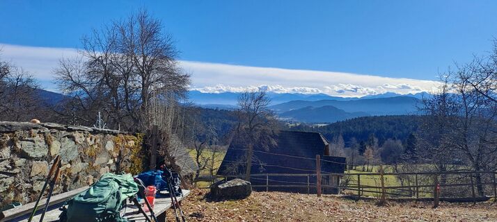 Foto von Johann Speik entlang der Tour