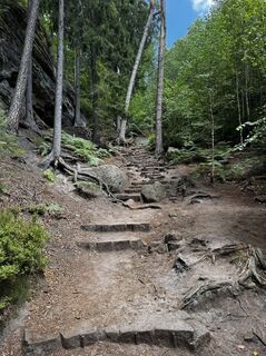 Photo de Kiki Pajdiaková le long du parcours