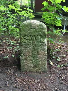Grenzstein SWE HSG 139 a  Am Krebsbach Thal