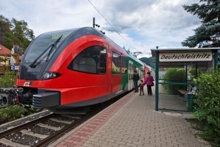 Start und Ziel in Deutschfeistritz