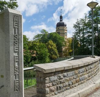Salvatorkirche und Elsterbrücke