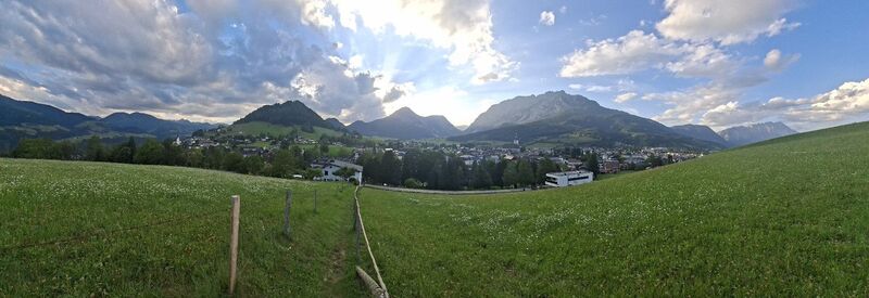 Photo de Franziska Mosebach le long du parcours