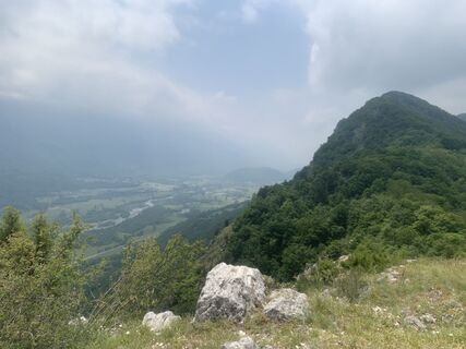 Foto von Toni Lerda entlang der Tour