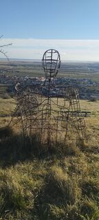 Foto von Christine Fischer entlang der Tour