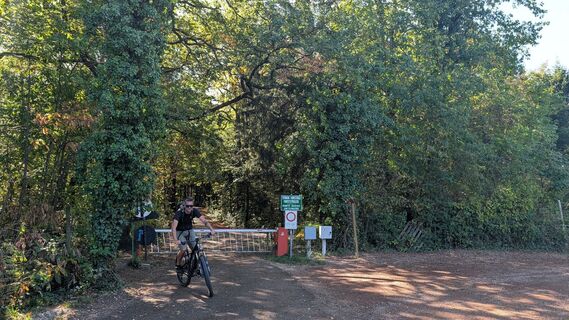 Photo de Simon Hauck le long du parcours