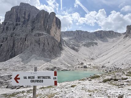 Foto von michele angelini entlang der Tour