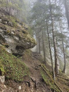 Photo de Florian le long du parcours