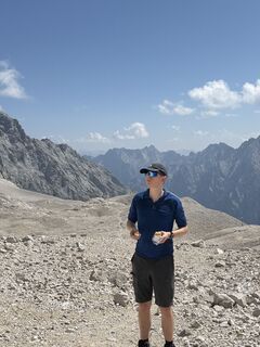 Foto von Sven de Vries entlang der Tour
