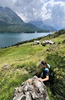 Foto von Aurelian Böhler entlang der Tour