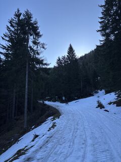 Foto von Heinz Sperl entlang der Tour