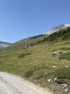 Foto de Albert Purtscher a lo largo del recorrido