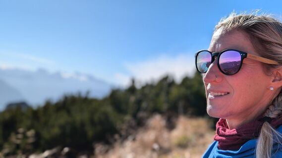 Foto von Klaus Lehner entlang der Tour