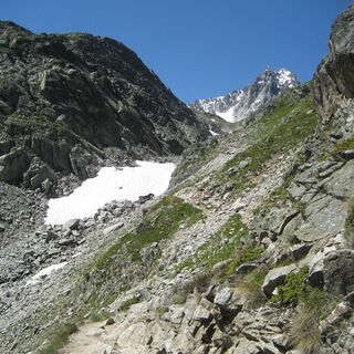 Weg zu Orny Hütte