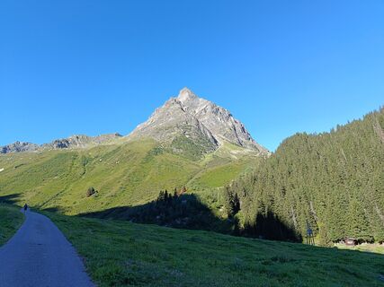 Photo de Kirsten Genglawski le long du parcours