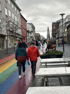 Foto de Csaba Kecskés a lo largo del recorrido