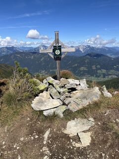 Photo de Bernhard Koller le long du parcours