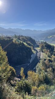Foto von Erna Linser entlang der Tour