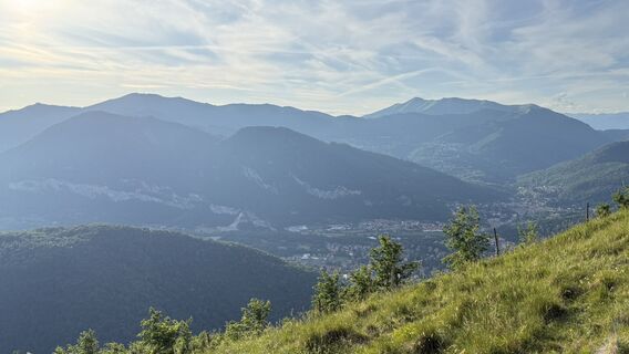 Foto de Marco Giorcelli a lo largo del recorrido