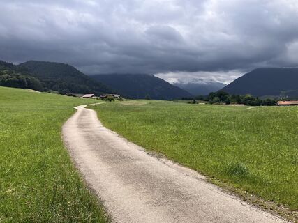 Foto de Traudl unterhitzenberger a lo largo del recorrido