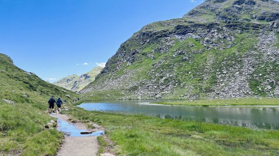 Zdjęcie z Eva Theiß wzdłuż trasy