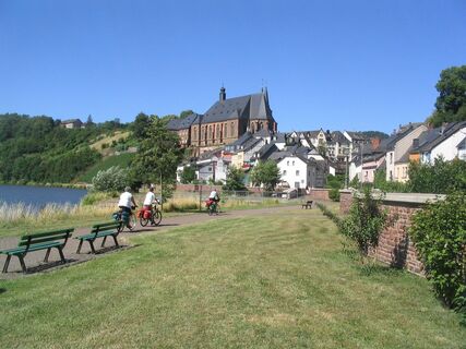Saar-Radweg bei Saarburg