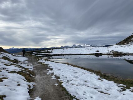 Photo de Stefanie Seum le long du parcours