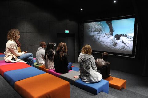 Kino in der Steiner1888 Wollwelt
