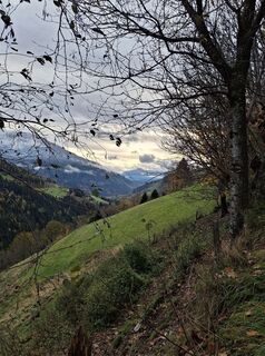 Foto von Dagmar Hofer entlang der Tour