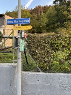 .. dann kurz rauf zur Silbersbergstraße